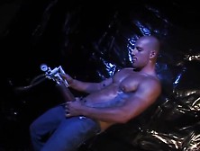 Tattooed Muscle Solo Pumping