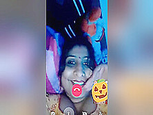 Exclusive- Horny Indian School Teacher Showing Her Boob On Video Call