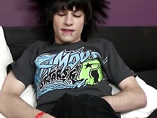 Rocker Boyz - Crazy Hair Emo Twink Wanks His Dick