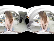 Tight White Top And Jeans Brunette Housewife Gets Fucked