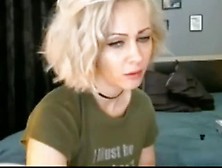 Blonde girl gets face fucked balls deep