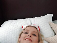 Naughty Nurse Maria Anjel getting pussy eaten then fucked POV by patient