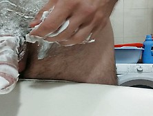 Shaving My Croatian Cock And Balls