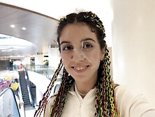 Bj in Public Toilet at a Shopping Mall - Public Cumwalk - Katty West
