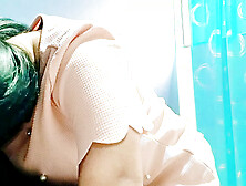 My girlfriend sucks my milf stepmom's dick and pussy before getting penetrated