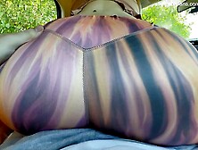 Naughty Stepsister Ass Grinding in the Car