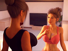 Busty babe in a playful adventure