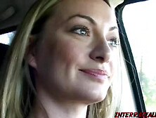 Big-Titted blond hair girl Aline blowing penis and fucked by massive BIG BLACK PENIS - Big arse