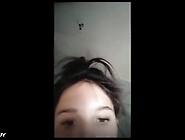 teen slut caresses her pussy live