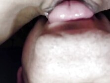 Teen shaved pussy licked very close up very wet pussy
