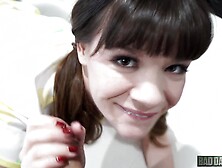 Alison Rey Caught In The Act And Punished With A Threesome