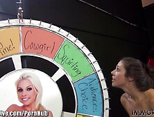 Anna Morna's acrobatic BJ! This babe's on top of the guy's face,  sucking!