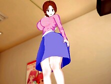 Hanako Delia Ketchum Mother of Ash - take a break at home