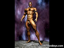 3D Dominant Men Fuck Straight Muscle Boys!