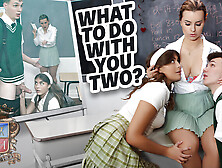 Jessie Rogers & Selina Bentz & Josh Rivers In My Teacher's Horny Intervention - Innocenthigh