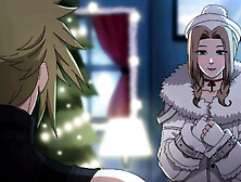 Seduction at Midnight: Aerith Decides Cloud Will Be Her New Year’s Reward (Cartoon Sex)
