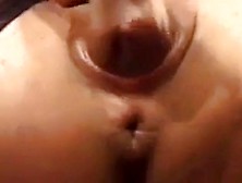 mature french girl in stocking use wine bottle as