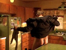 Guy naked in tv scene