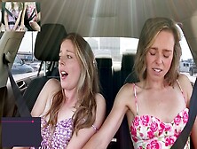 Naughty Nadia Foxx Enjoys Public Drive-Thru Adventure With Vibrating Toys