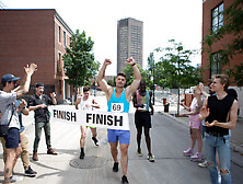 Hard Marathon Day For These Horny Blokes But They Still Fuck