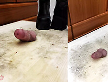 Chunky Aggressive Boots Hard Crushing Cock and Balls - CBT Bootjob Trample with TamyStarly