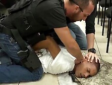 Shoplifter Is Forced To Suck Cocks Of Perverted Security Officers