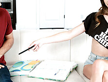 Teen Step-Sibling's Hot memory - Petite Cutie Daisy Fucks Her Daddy