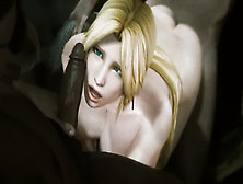 Cartoon 3d MILF interracial porn