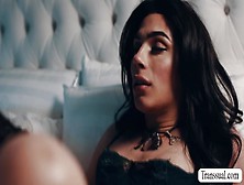 Horny Teen Fucked By Trans Stepmother