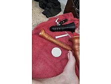 Squarepeg Toys Huge Dildo Play