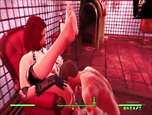 Red-Head Climax Queen Double Screwed In Bar | Fallout Four Sex Animation Mods