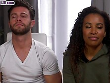 KINK UNIVERSITY - Throatfucked S&M Black whipped and banged by S&M BF