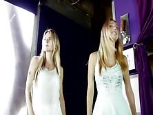 2 gorgeous blondes learn