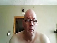 Bald Dad Wanking