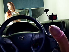 I masturbate riskily while watching the students in the college parking lot!