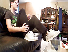 Crushed Under Jock Feet,  Teen Feet,  Feet Teen Boy Guy