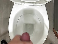 Jerking In Office Toilet