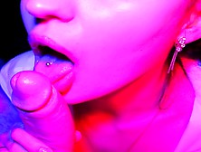 Blowjob And Hard Fuck In Neon Lights