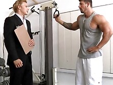 Brady Jensen Is Fucked In The Gym By His Fitness Instructor Zeb Atlas