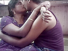 Indian Housewife Passionately Kisses Ass Outdoors