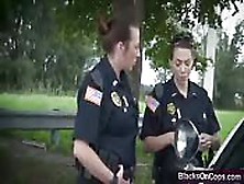 Female Cops Get Cunts Pleasured Outside