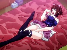 Brunette In Red Lingerie Passionately Sucks Her Lover