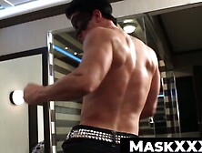 MaskXXX. com - Mysterious masked dude Christopher's solo cock stroking