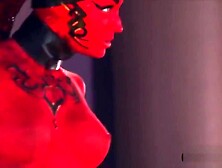 A Star Wars Twilek jedi chick gets fucked with force