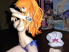 Nami Figure Bukkake On The Beach