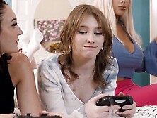 Stepsister's memory! Step-Mother In Law Faces Off With Her Daughter And A Hot New Girlfriend