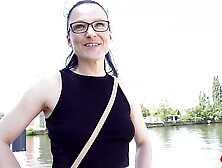 GERMAN SCOUT - Real Anal Sex Casting with German long labia Small Breasts Ex-wife