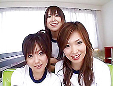 Fabulous Japanese Girl Kanon Miwa,  Miyu Hoshino,  Kanako Tsuchiya In Exotic Fingering,  College Jav Video