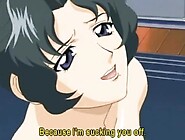 Hentai coed tittyfucking and licking a stiff dick