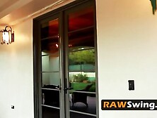 Newbie swinger couple has hot and naughty private sex before joining the exciting group meeting